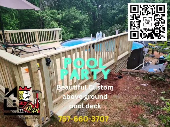 Pool party deck